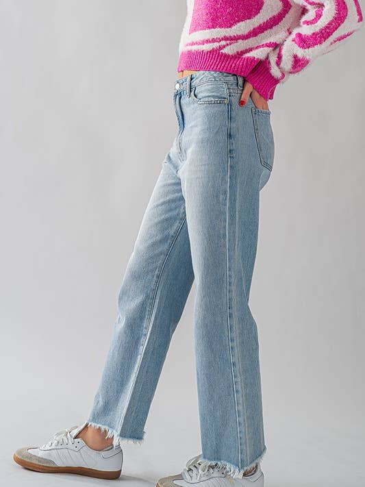 Urban Daizy Raw Hemmed Jeans