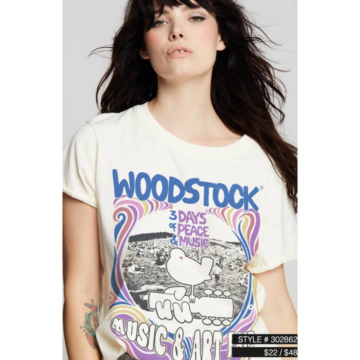 Recycled Karma Woodstock 1969 Graphic Tee