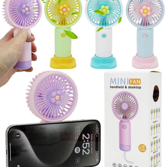 Flower Pastel Electric Fan