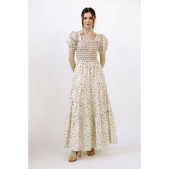 Storia Rose Bouquet Maxi Dress