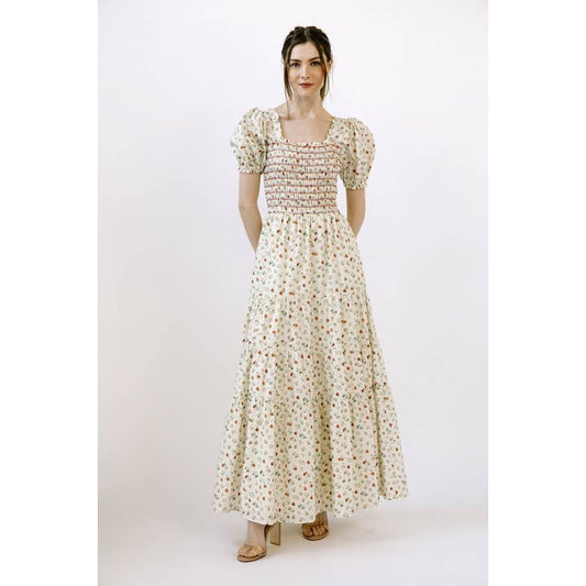 Storia Rose Bouquet Maxi Dress