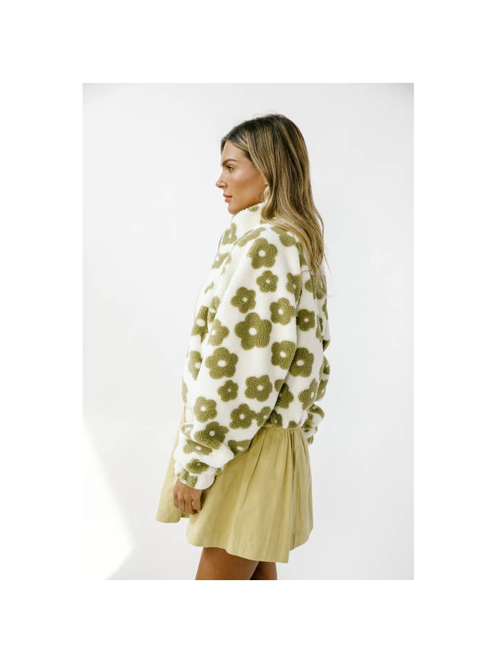 Storia Floral Teddy Zipup Jacket