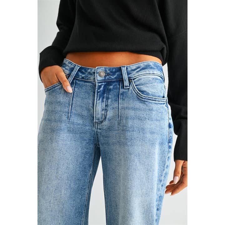 Mica Denim Low Rise Baggy Jeans