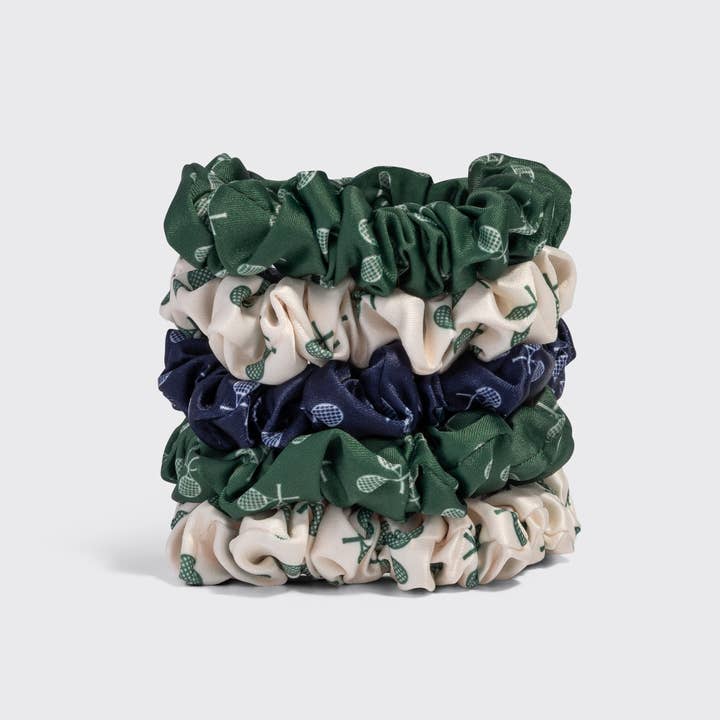 Kitsch Ruched Satin Scrunchies