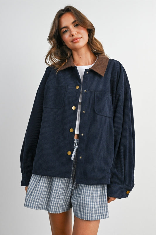 Buttermelon Corduroy Utility Jacket