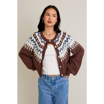 Le Lis Raglan Sleeve Cardigan