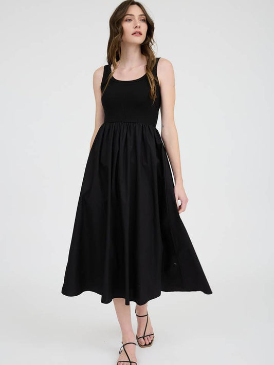 Blu Pepper Tank Midi Dress