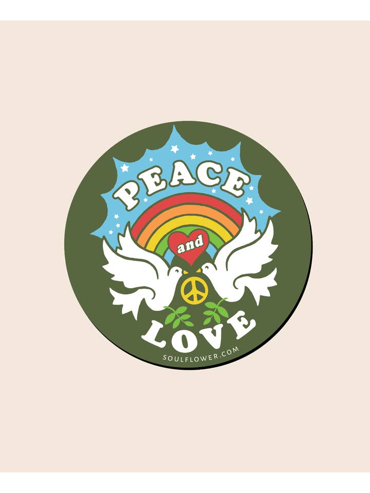 Peace & Love Magnet