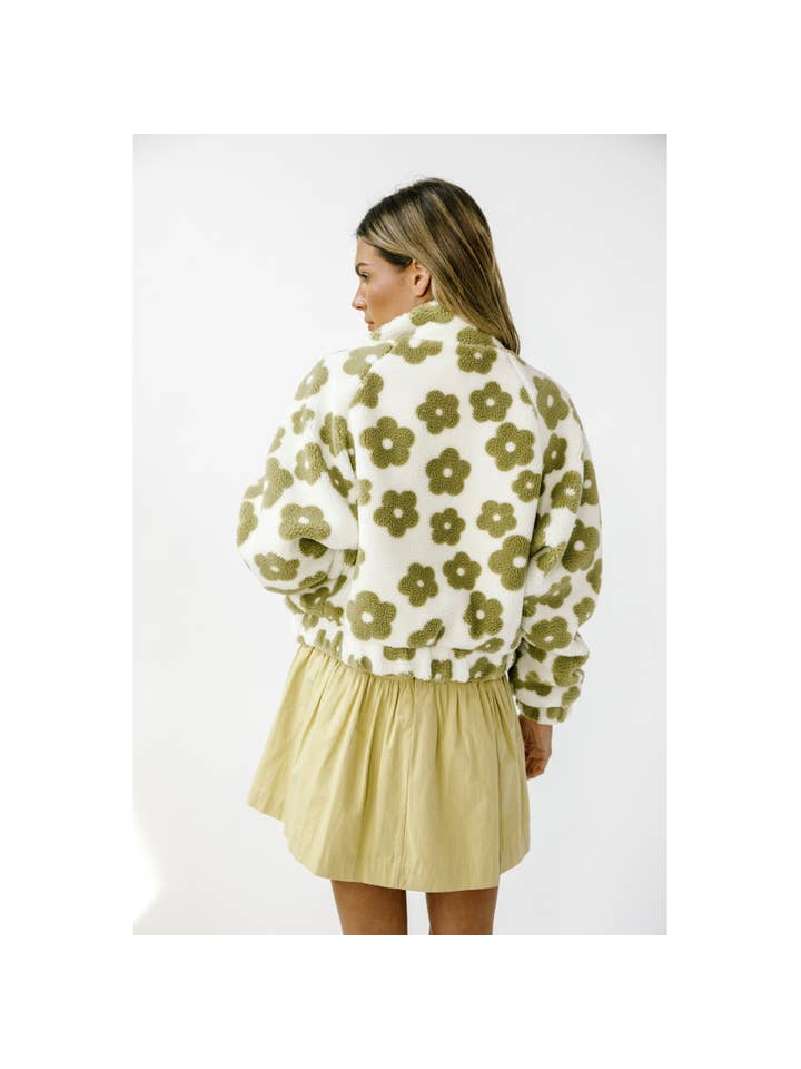 Storia Floral Teddy Zipup Jacket