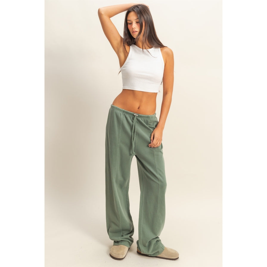 HYFVE Basics High Waisted Drawstring Pants