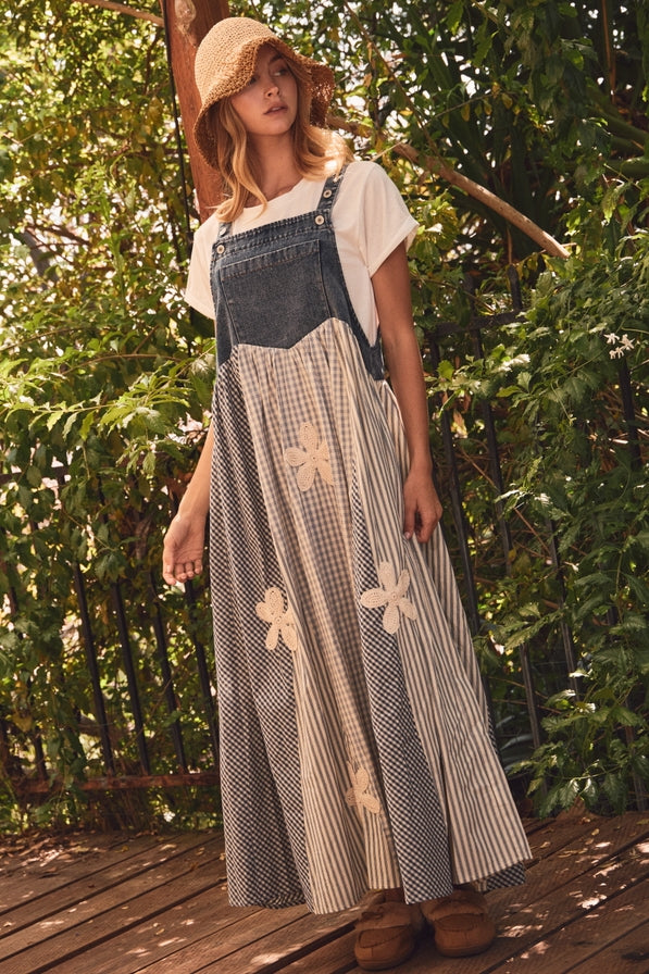 Oddi Patchwork Overall Dress