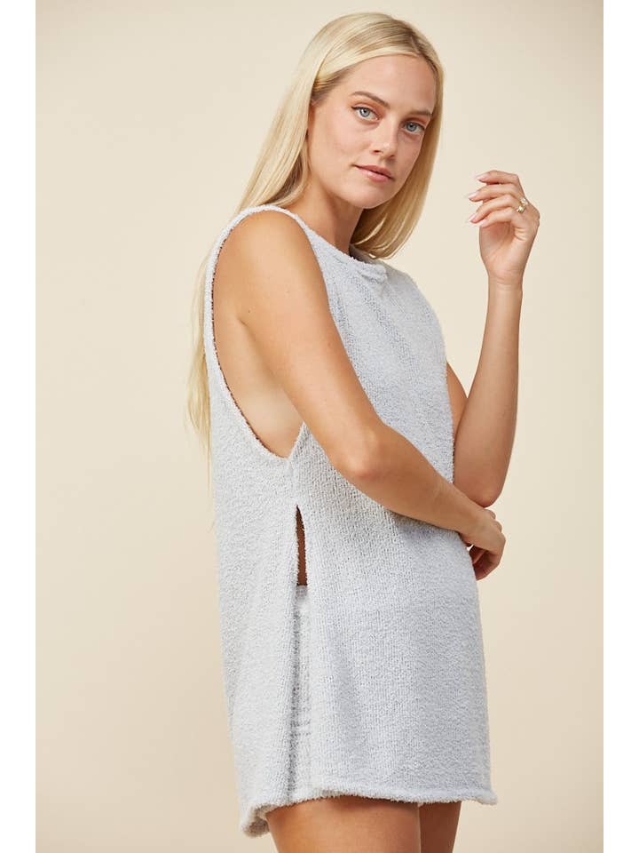 Soft Textured Sleeveless Set