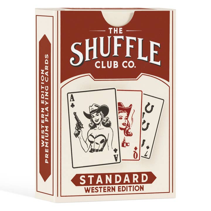 Vintage Cowboy Playing Cards