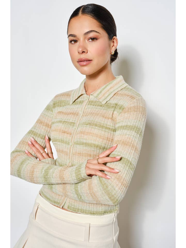 Pretty Garbage Alison Ribbed Polo