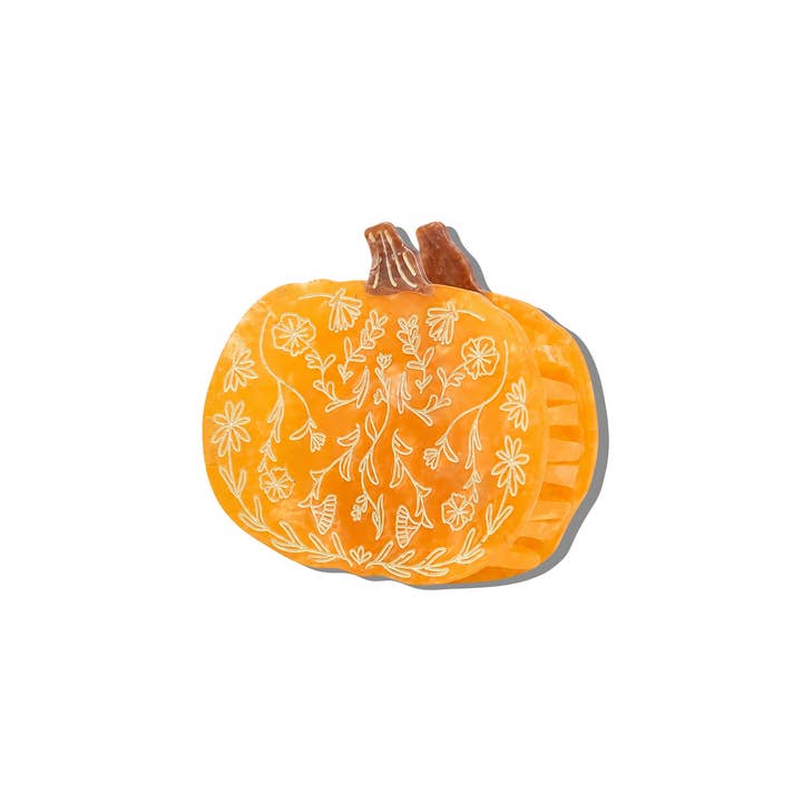 Solar Eclipse Folklore Pumpkin Claw Clip