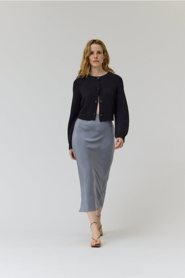 Grade & Gather Knit Crop Cardigan