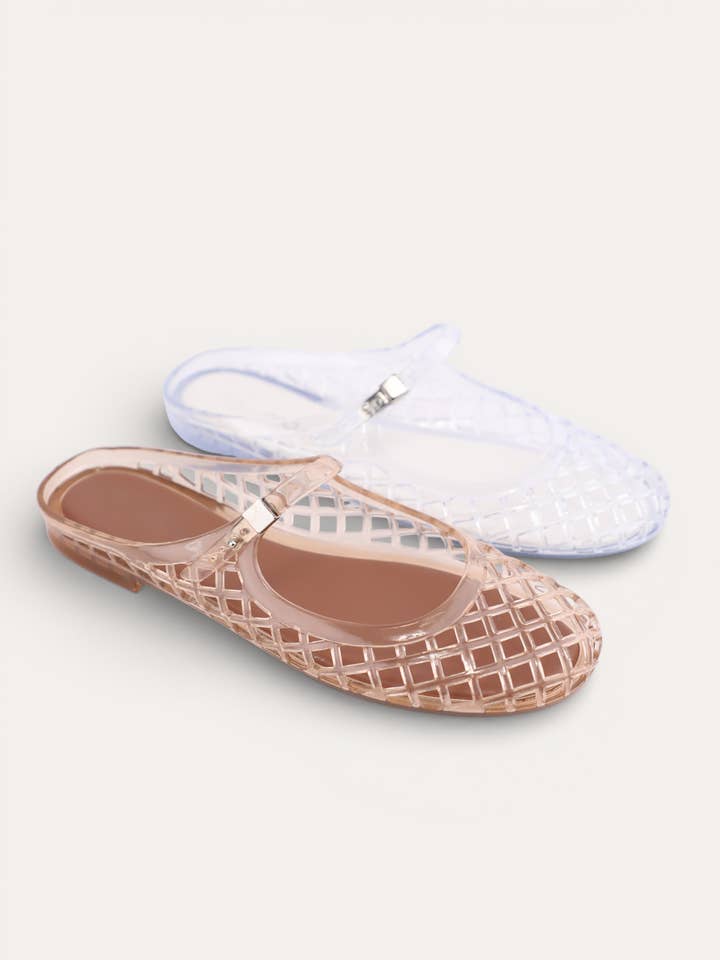 Jelly Mary Jane Flat Sandal