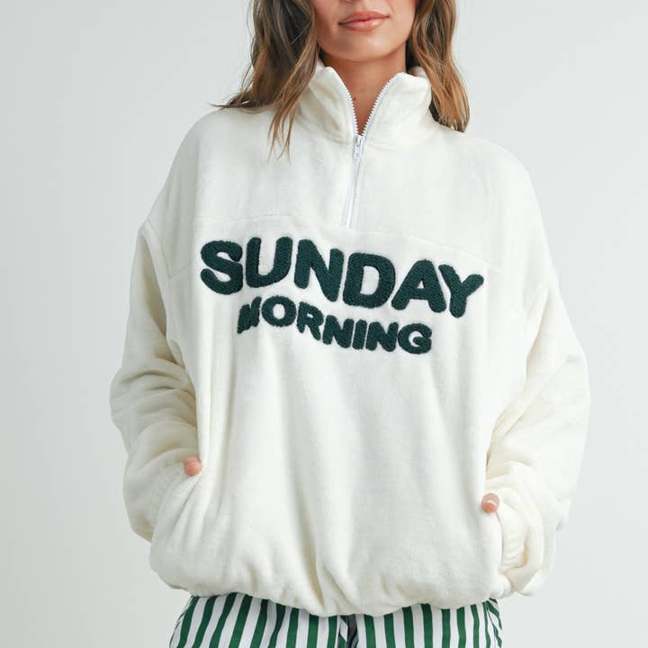 Sunday Morning Half-Zip Pullover