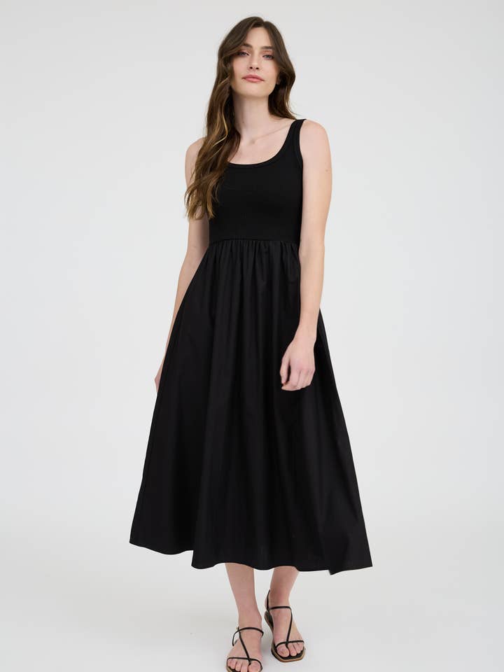 Blu Pepper Tank Midi Dress