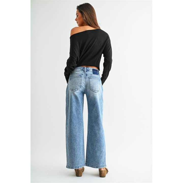 Mica Denim Low Rise Baggy Jeans