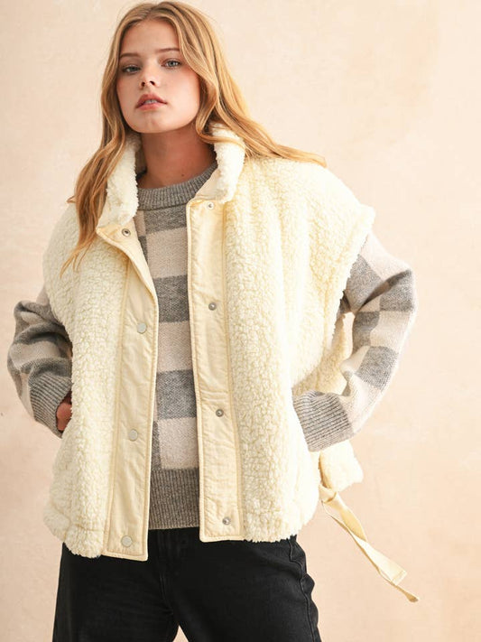 Miou Muse Teddy Utility Vest