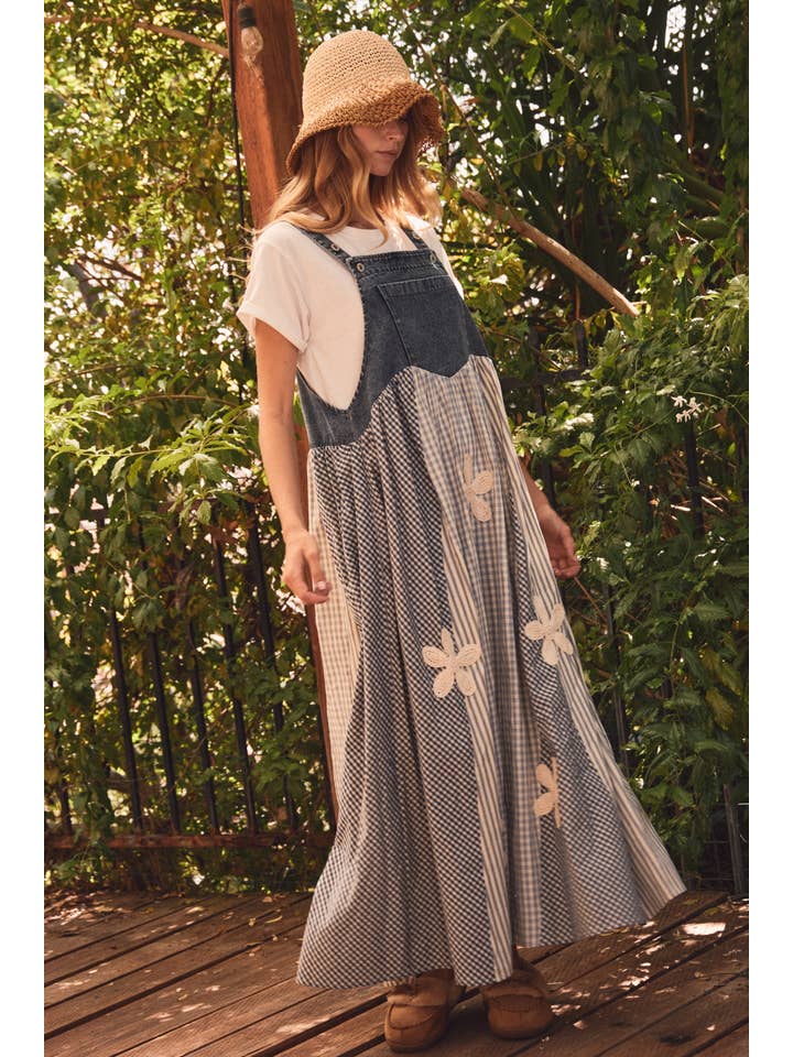 Oddi Patchwork Overall Dress