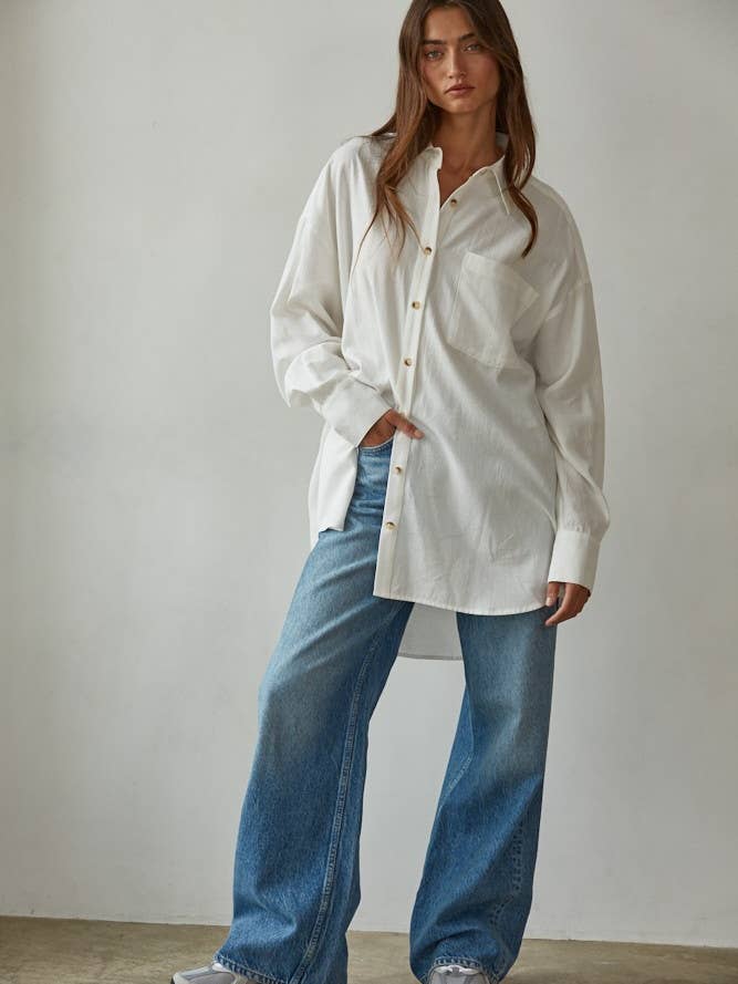 By Together Off Duty Boyfriend Shirt