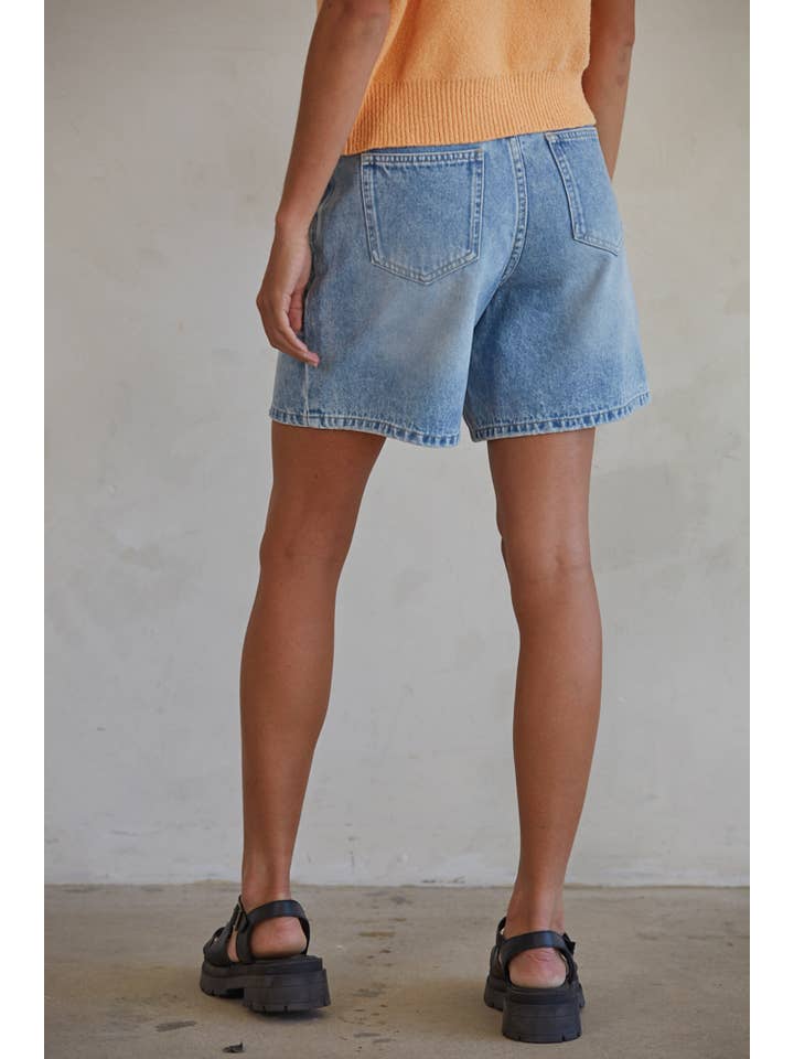 By Together Lucky Charm Denim Shorts