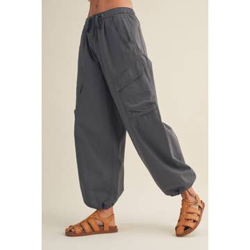 Mustard Seed Twill Voluminous Cargo Pants