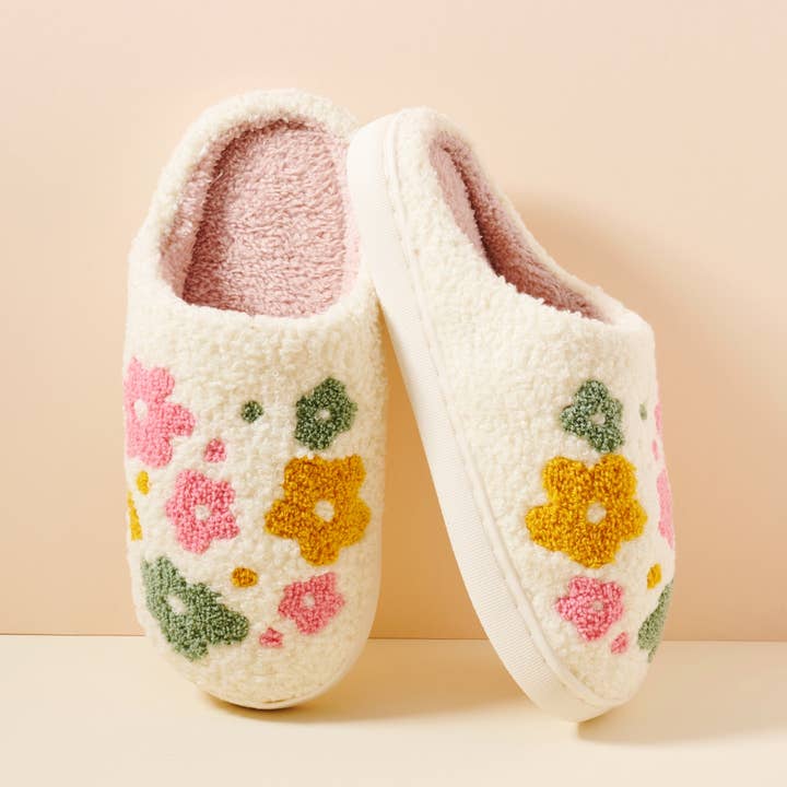 Multi Floral Slippers