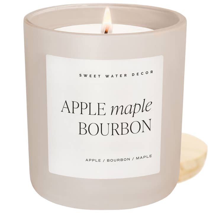 Apple Maple Bourbon 15 oz Soy Candle