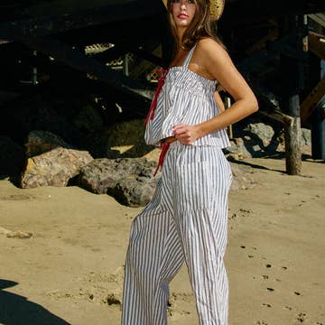 Bucketlist Cotton Woven Stripe Set