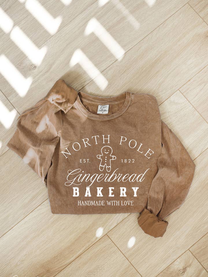 North Pole Gingerbread Long Sleeve