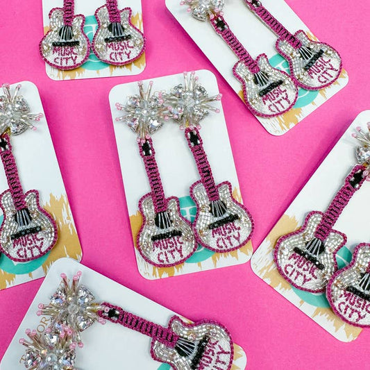 Taylor Shaye Music City Guitars Earrings