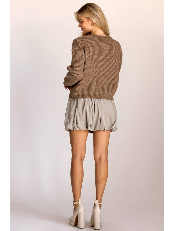 Storia Knit Button Up Cardigan
