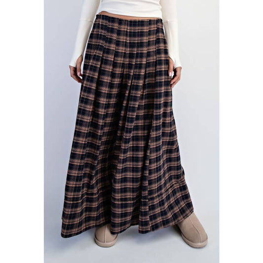 Cotierra Plaid Wide Leg Pants