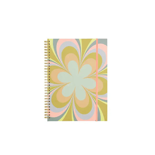 Talking Out Of Turn Kaleidoscope Floral Notebook