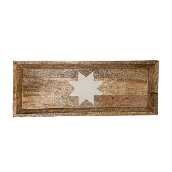 Foreside Dixie Barn Quilt Tray