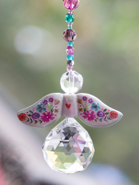 Natural Life Angel Crystal Sun Catcher