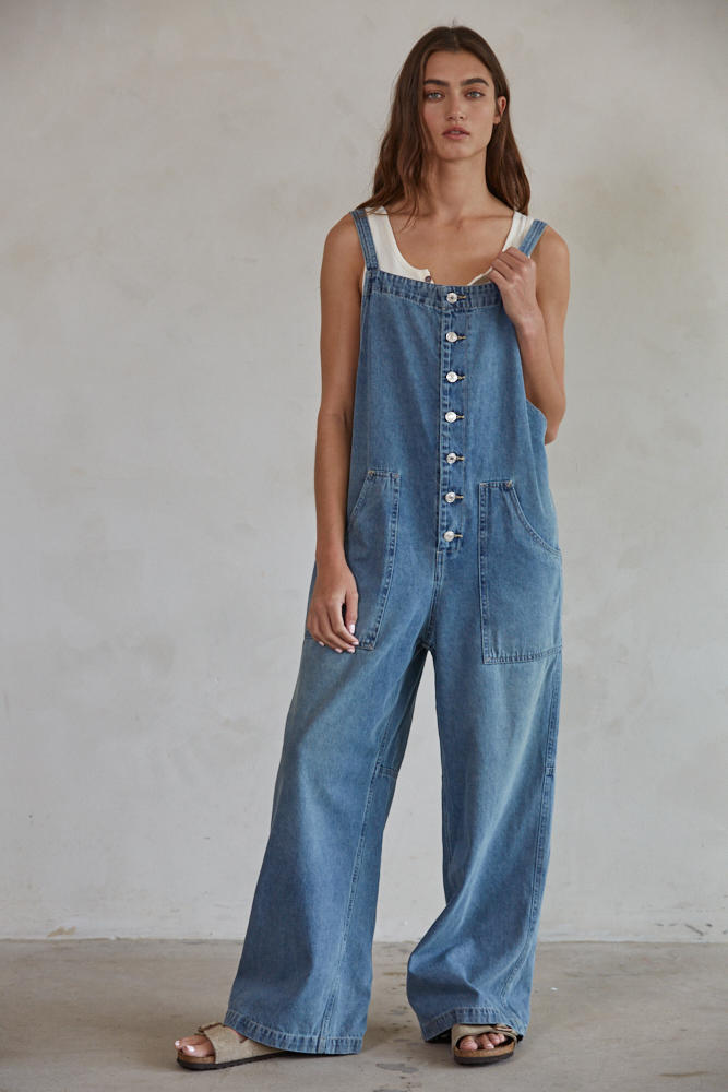 By Together Maxwell Denim Overalls