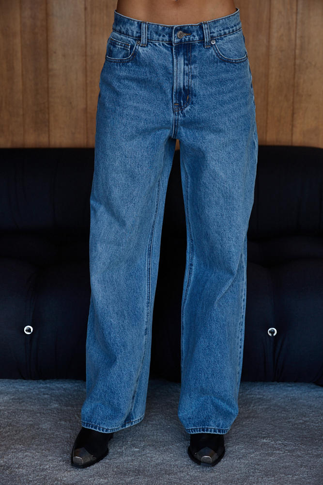 By Together True Blue Denim Straight Leg Pants