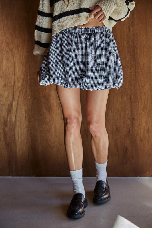 By Together Jessie Gingham Bubble Skort