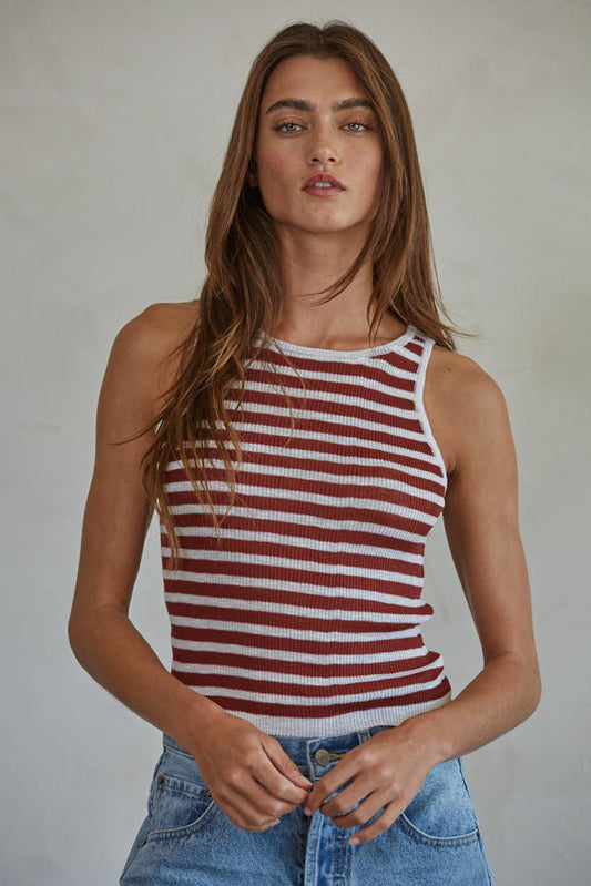 By Together Caplan Striped Tank