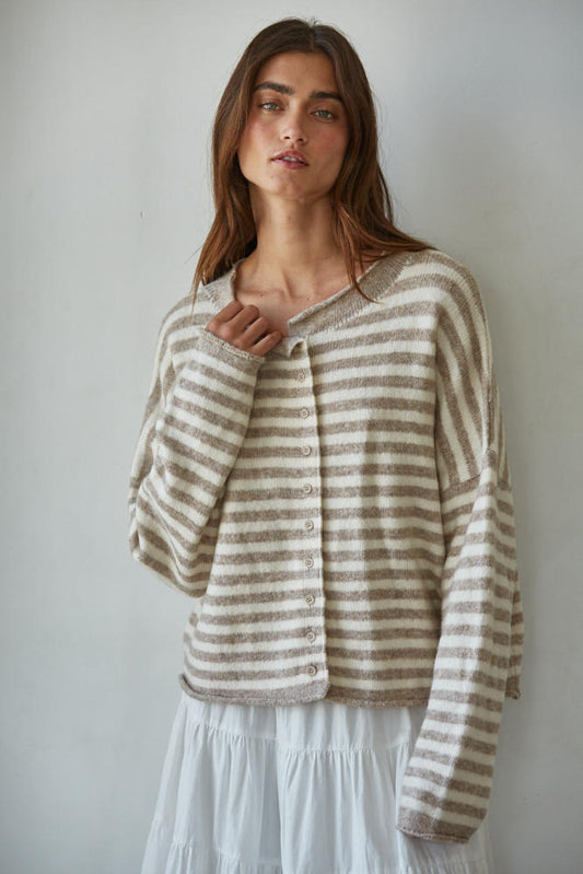 By Together Channel Knit Cardigan