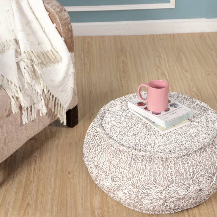 Natural Jute Pouf