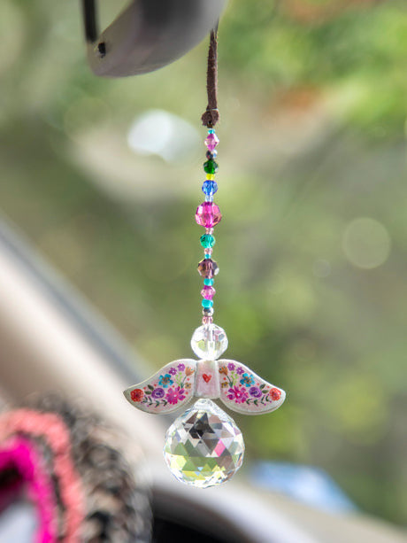 Natural Life Angel Crystal Sun Catcher