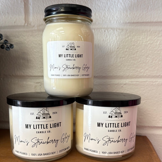 My Little Light Mimi's Strawberry Glaze Candle