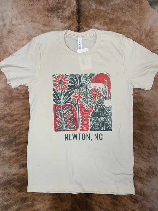 Boho Christmas Newton NC Tee