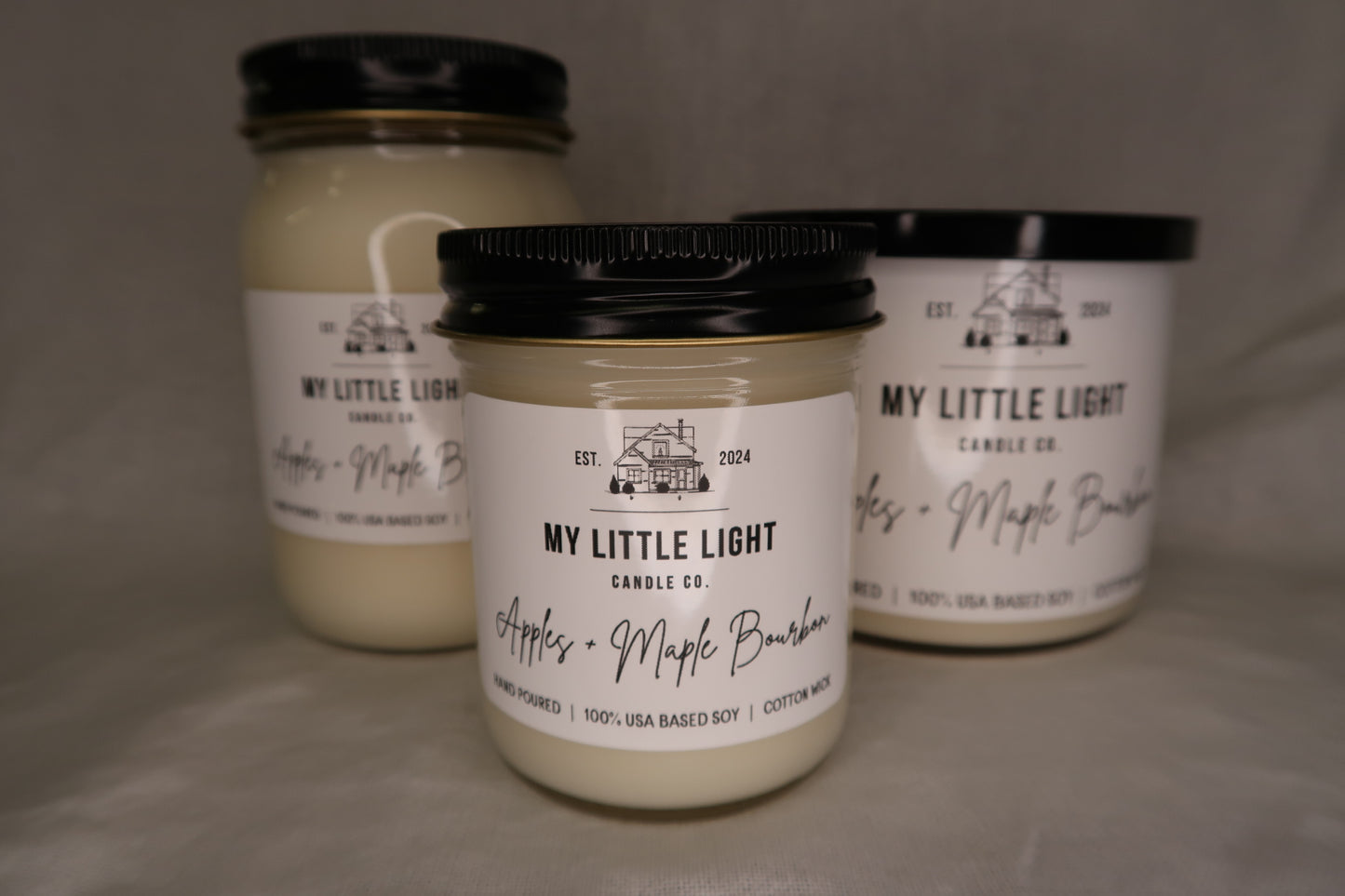 My Little Light Apples + Maple Bourbon Candle