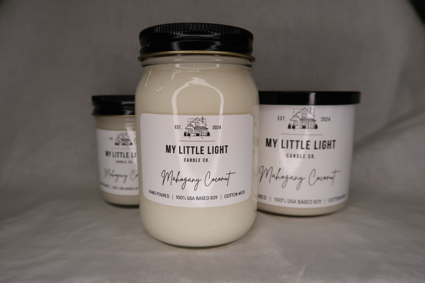 My Little Light Mahogany Coconut Candle